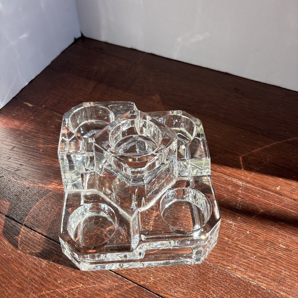 Partylite Five Tier‎ Crystal Castle Candle Holder Vintage Germany